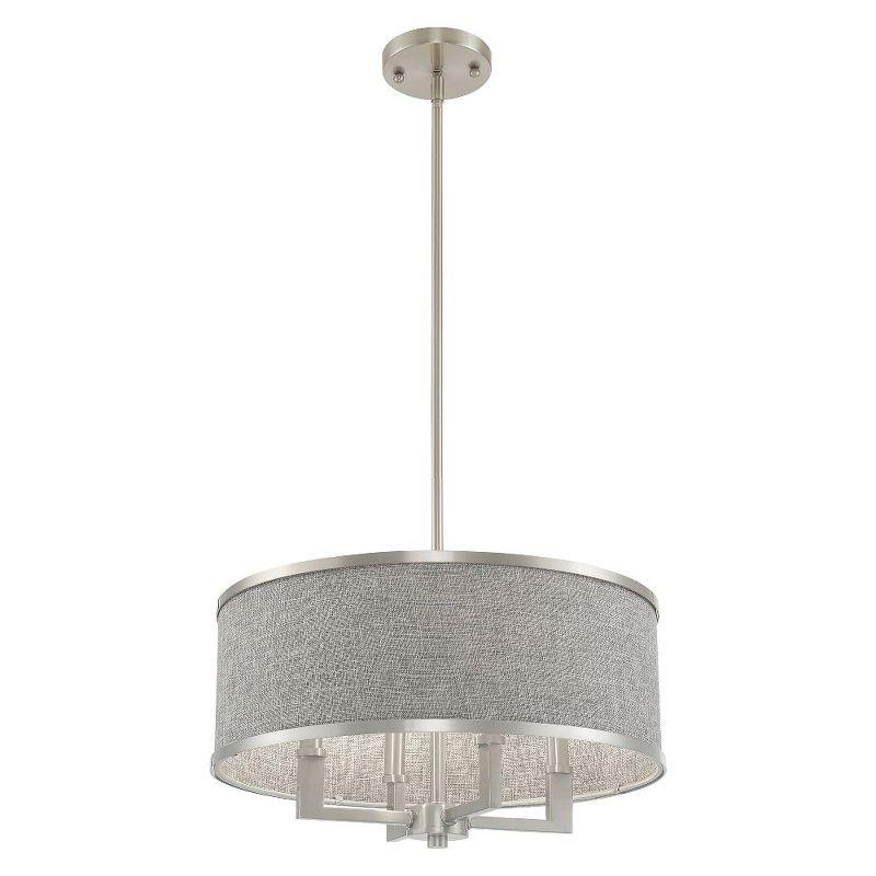 Livex Lighting Park Ridge 4 - Light Chandelier in  Brushed Nickel