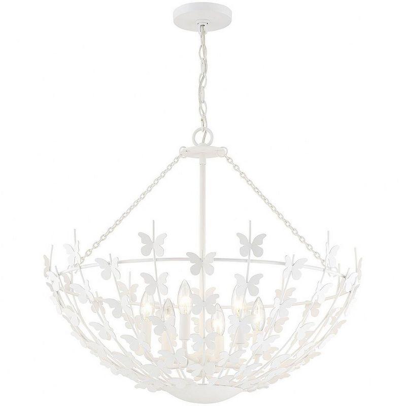 Savoy House Birch 6 - Light Pendant in  Bisque White