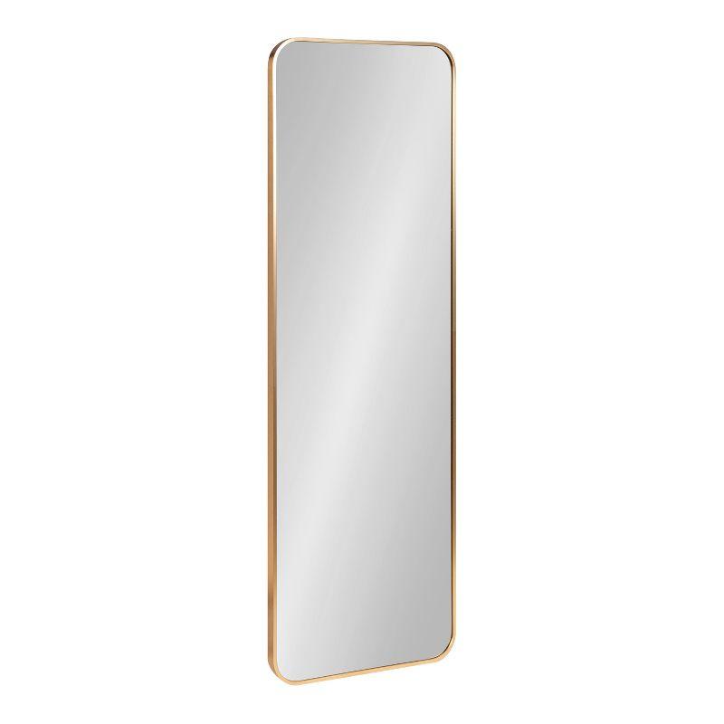 Kate and Laurel Zayda Radius Rectangle Framed Wall Mirror