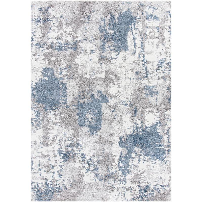 Century 300 CTY339 Power Loomed Indoor Accent Rug - Grey/Blue - 2'7"x5' - Safavieh