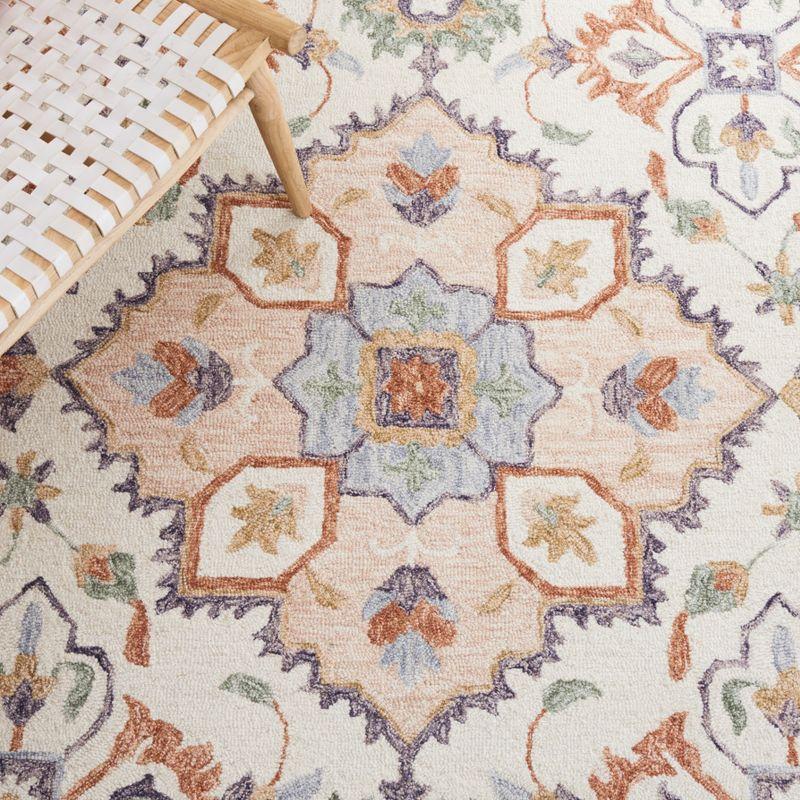 Metro MET354 Hand Tufted Indoor Accent Rug - Ivory/Green - 3'x5' - Safavieh