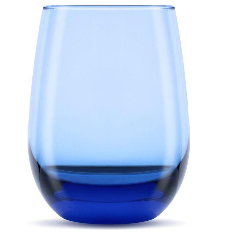 Classic Libbey All-Purpose Stemless Wine Glasses