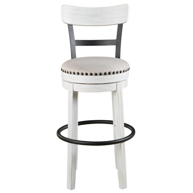 Tall Valebeck Upholstered Swivel Barstool - Signature Design by Ashley