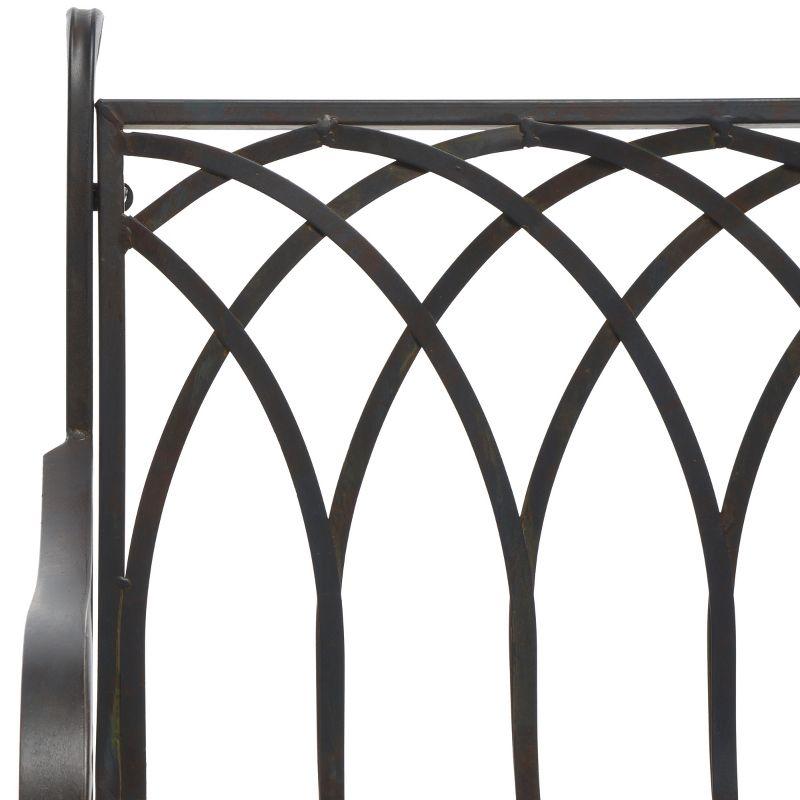 Medrano Rocking Chair Indoor/Outdoor - PAT5030 - Black Rust - Safavieh