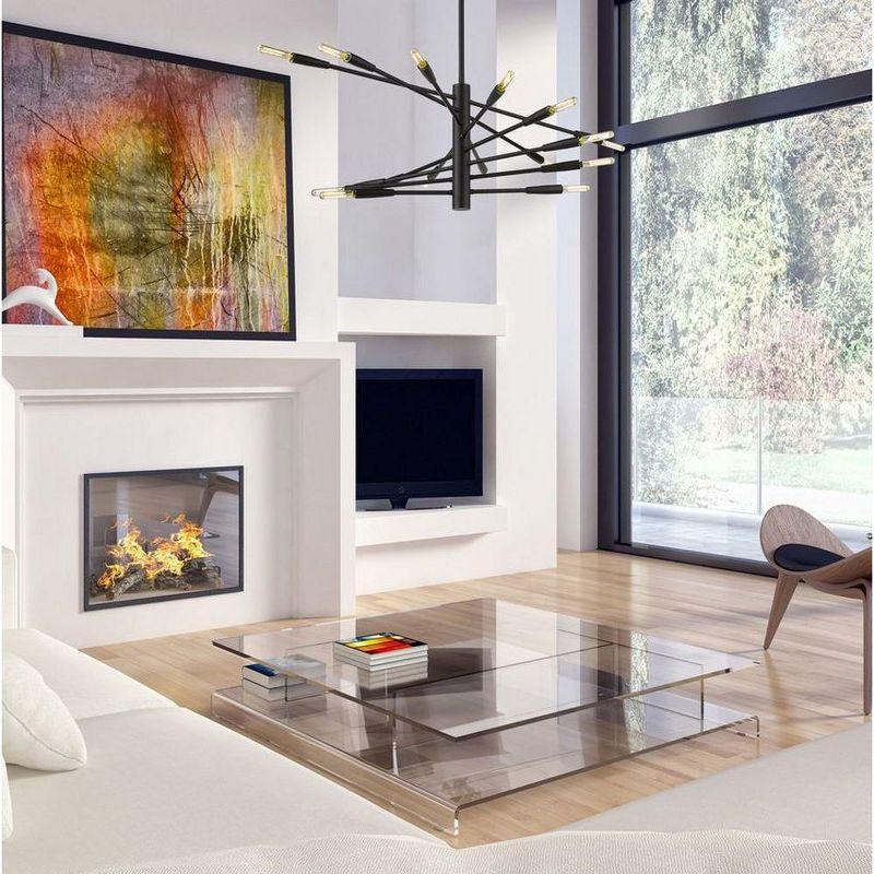 Z-Lite Ascension 16 - Light Chandelier in  Matte Black