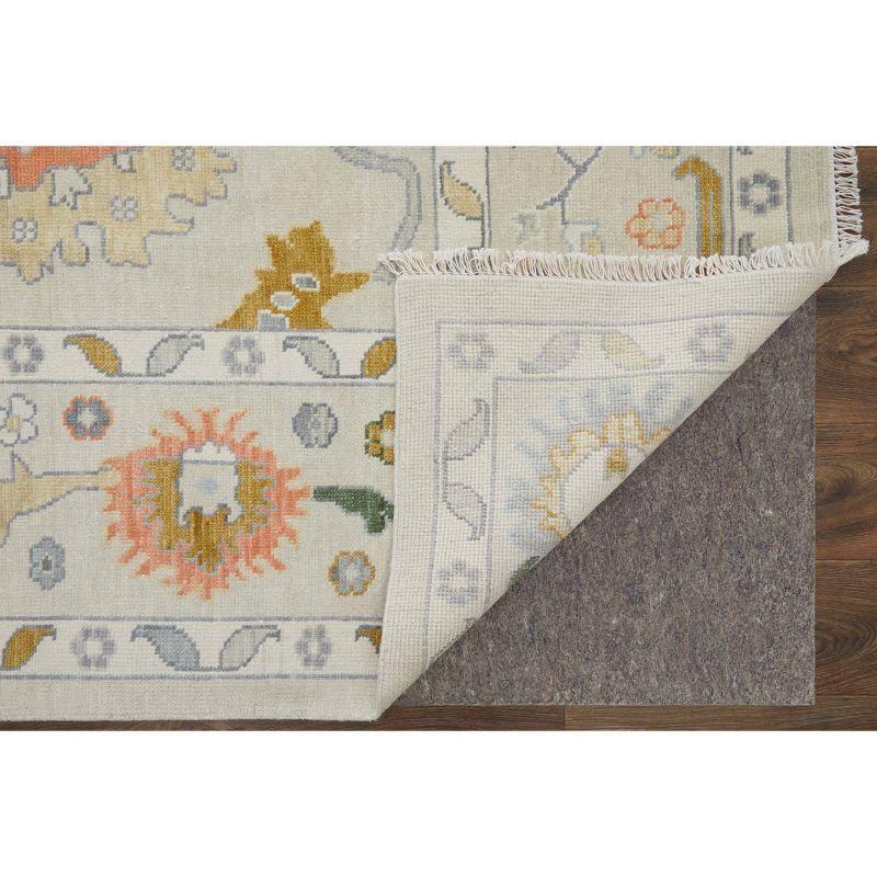 Karina Transitional Floral & Botanical Ivory/Gold/Green Area Rug