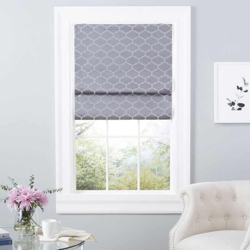 Montague Trellis Blackout Roman Shade