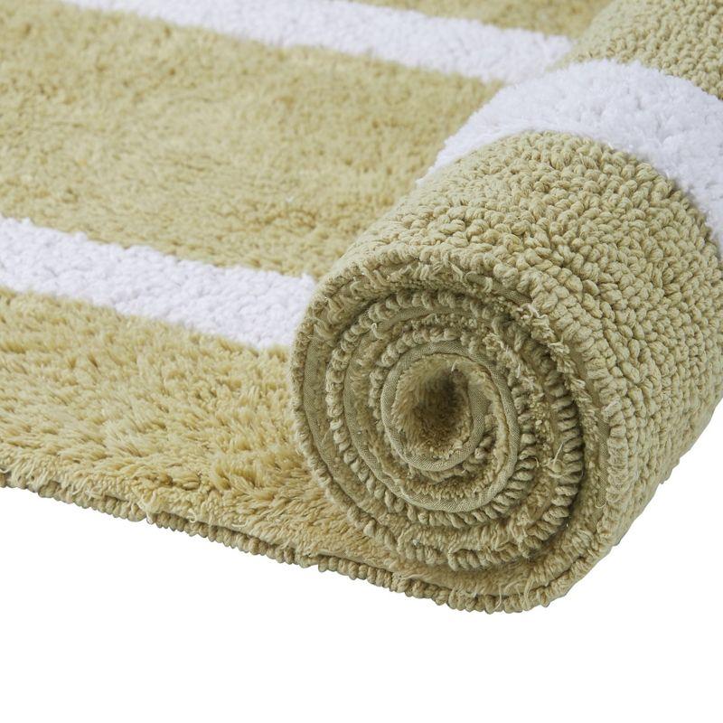 Highland Dunes Widman 100% Cotton Bath Mats Reversible Super Absorbent Soft Bathroom Rug