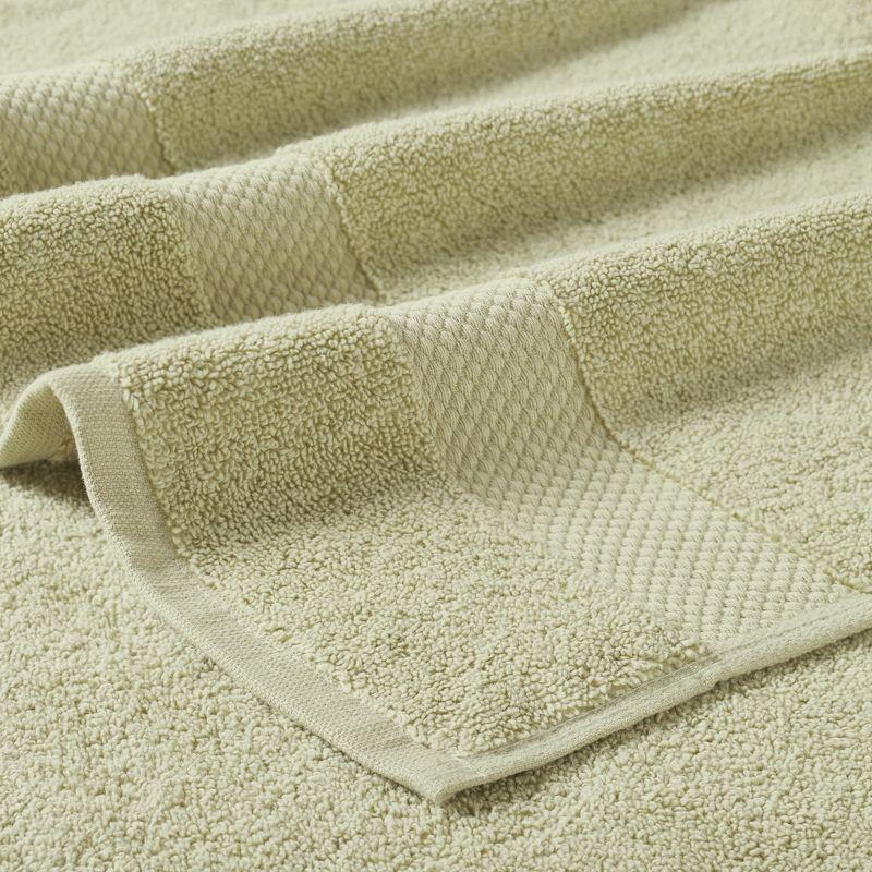 Better Trends 100% Cotton Hand Towel, Pack of 3 (16x26 Inches) Quicker to Dry, Lighter Weight, Super Soft and Absorbent, Sage