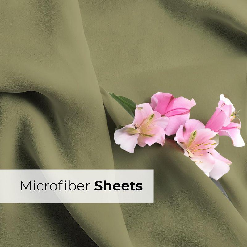 6 Piece Extra Deep Pocket Microfiber Sheet Set - CGK Linens