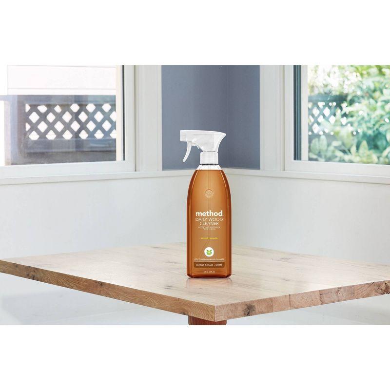 Method Almond Cleaning Products Daily Wood Cleaner Spray Bottle - 28 fl oz