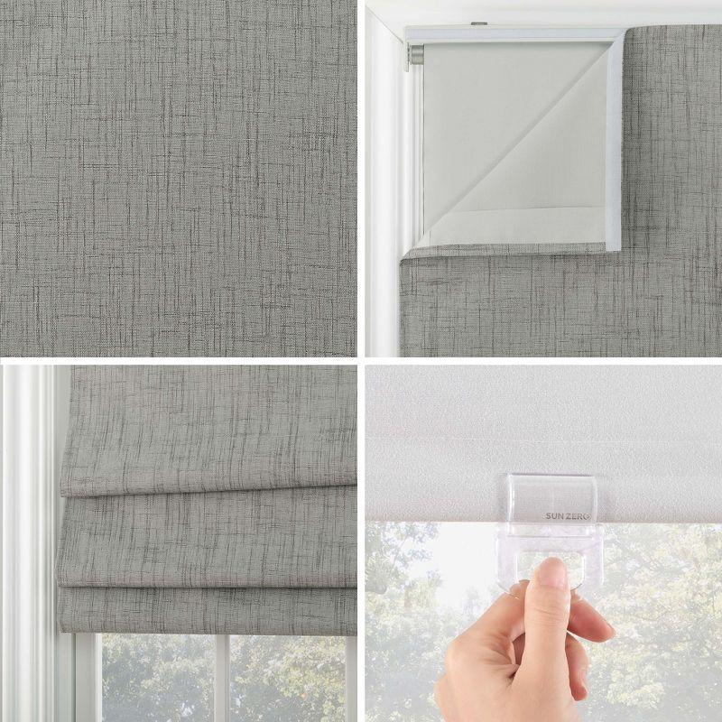 Sun Zero Thermal 100% Blackout Cordless Roman Shade