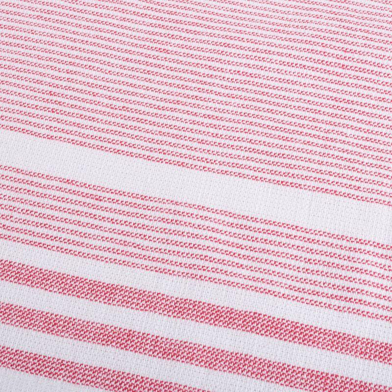 Kitchen Dish Cloth-Set of 16- 12.5x12.5-100% Cotton Wash Cloths-4 Colors of Modern Farmhouse Multi Stripes-Dishcloths for Cleaning by Lavish Home