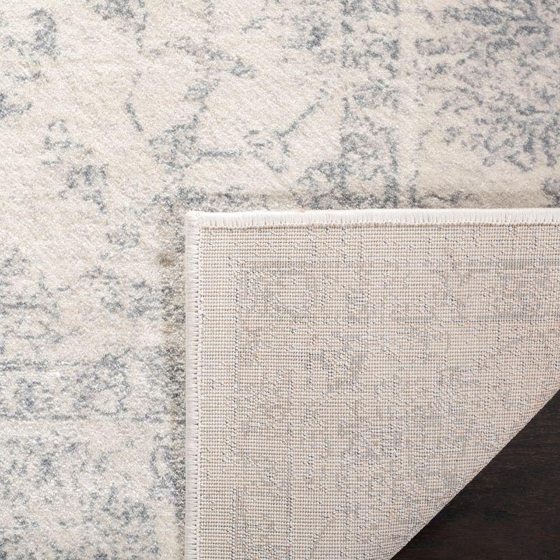 Carnegie CNG631 Power Loomed Area Rug - Cream/Light Grey - 3'x5' - Safavieh.