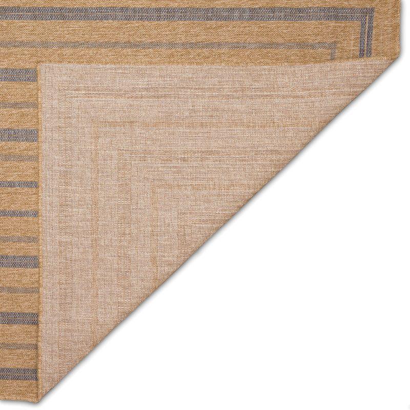 Liora Manne Sahara Multi Border Indoor/Outdoor Rug Navy 7'10" Square