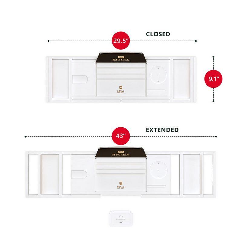 Royal Craft Wood Freestanding Bath Caddy