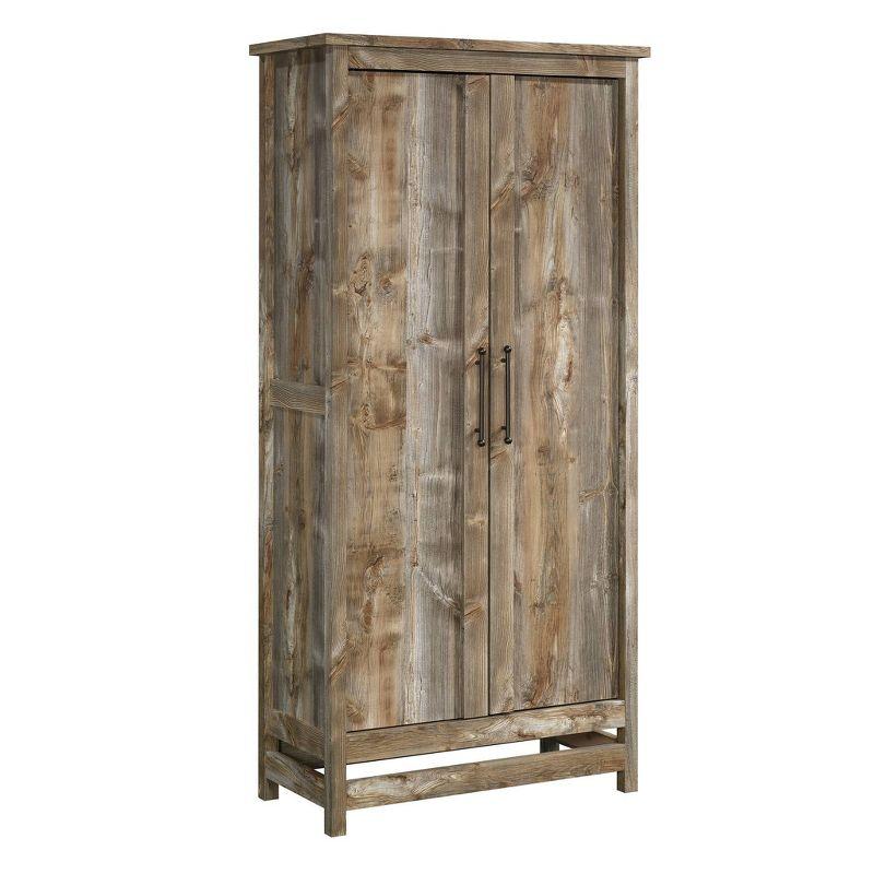 Rustic Cedar 72" Freestanding Storage Cabinet with Adjustable Shelves