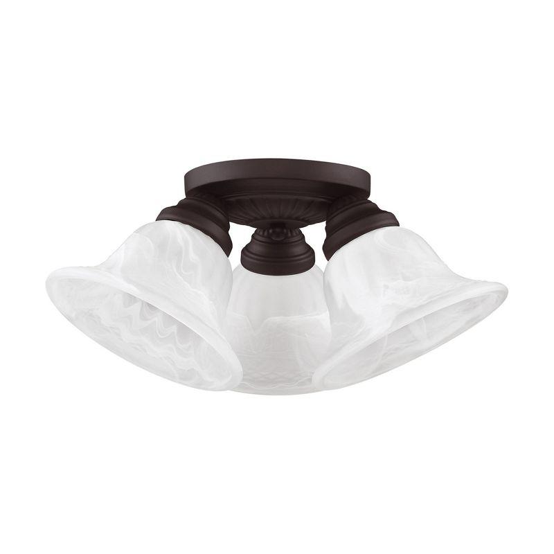 Livex Lighting Edgemont 3 - Light Flush Mount in  Bronze