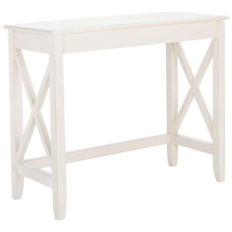 Kaytee Desk - DSK5713 - Distrssed White - Safavieh