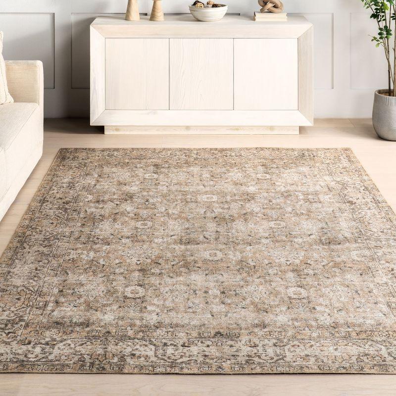 Nuloom Hillstone Collection Traditional Vintage Medallion Indoor Area Rug