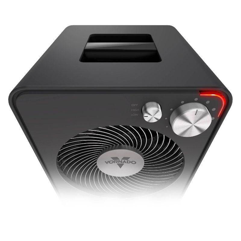 Vornado VMHi300 Heater: Portable Electric Space Heater, Adjustable Thermostat, Metal Frame, 1500W, ETL Listed, Gray