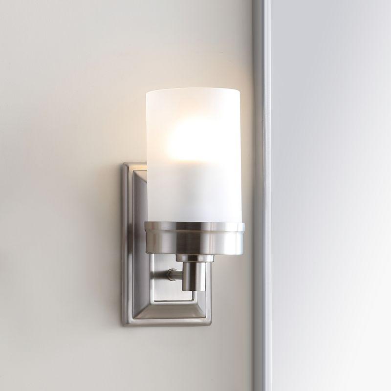 Kelvin Bathroom Sconce - Nickel - Safavieh