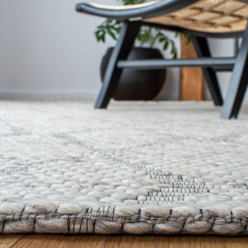 Marbella Beige Flat Woven Wool and Synthetic Runner Rug