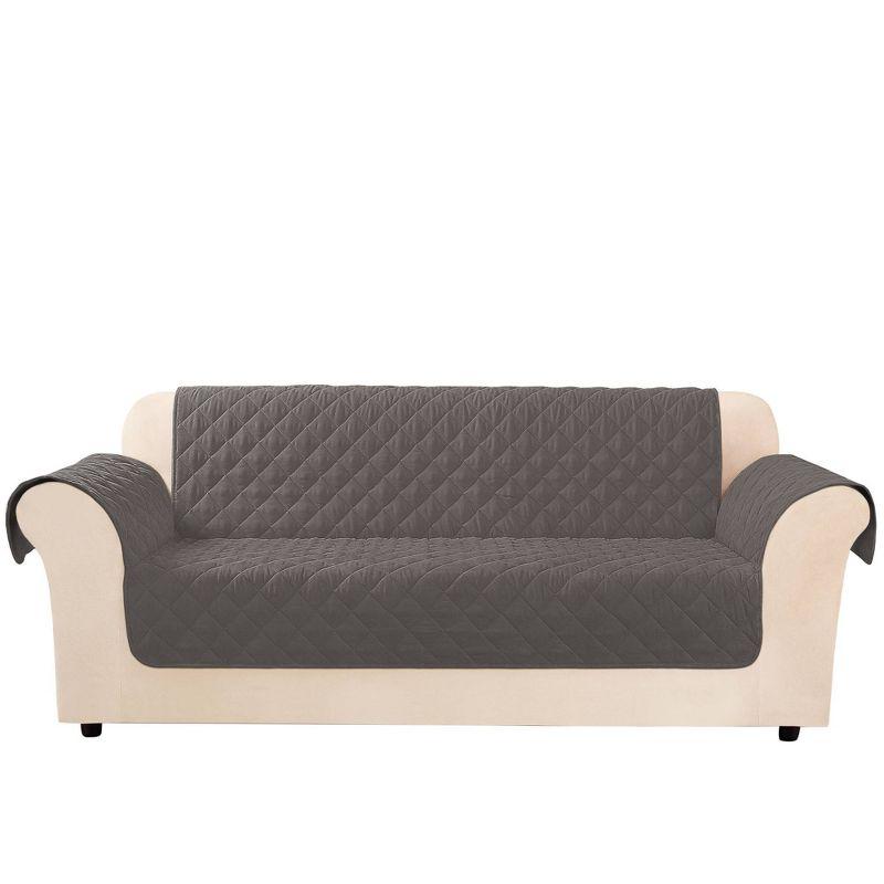 Polyester Box Cushion Sofa Slipcover