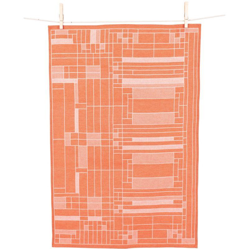 Frank Lloyd Wright Oak Park Cotton Jacquard Kitchen Towel Linen Set (Set of 2)
