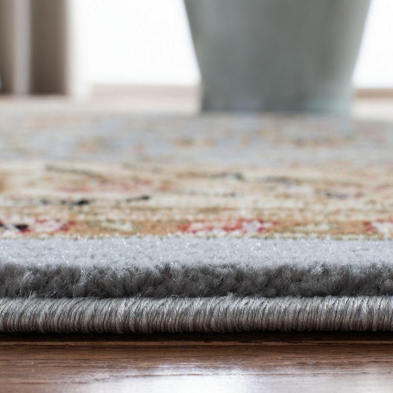 Lyndhurst LNH312 Power Loomed Area Rug - Light Blue/Ivory - 5'3"x7'6" - Safavieh.
