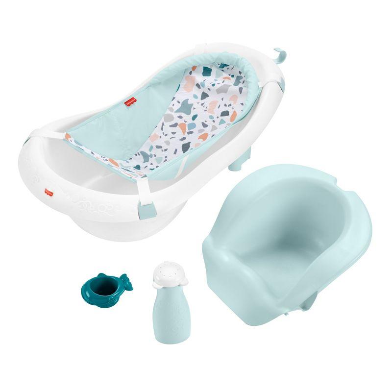 Pacific Pebble 4-in-1 Sling 'n Seat Baby Bath Tub with Whale Scoop