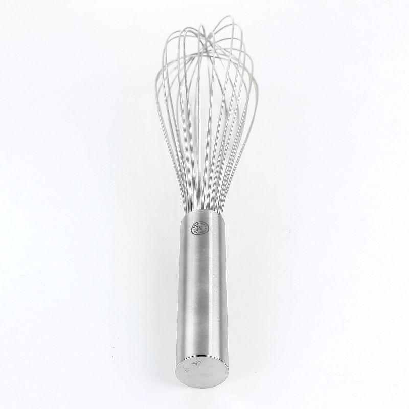 12" Stainless Steel Balloon and Flat Whisk Set