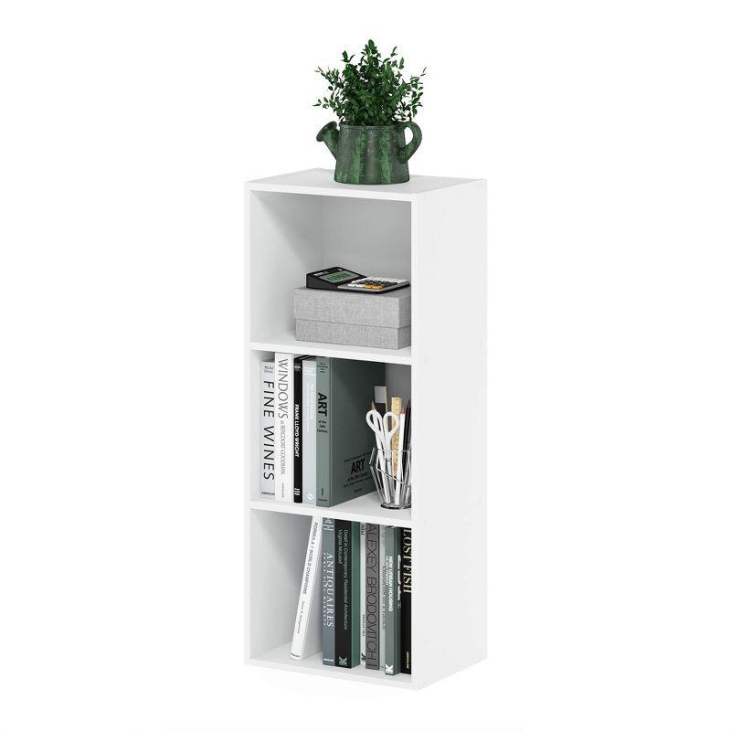 31" 3 Shelf Bookcase- Furinno Luder Open Shelf