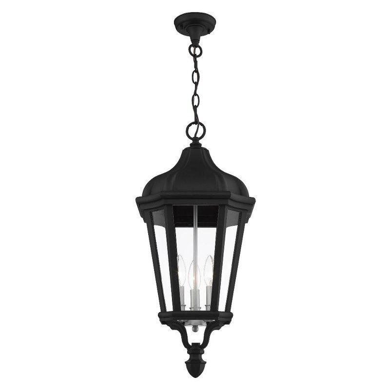 Livex Lighting Morgan 3 - Light Pendant in  Textured Black