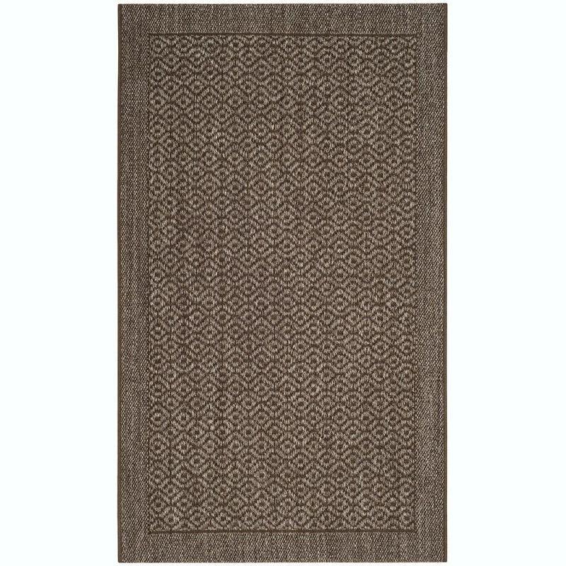 Palm Beach Jacquard Weave Sisal With Latex Geometric Rug