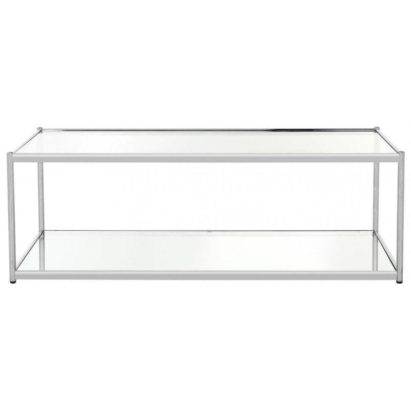 Zola Coffee Table - Chrome - Safavieh
