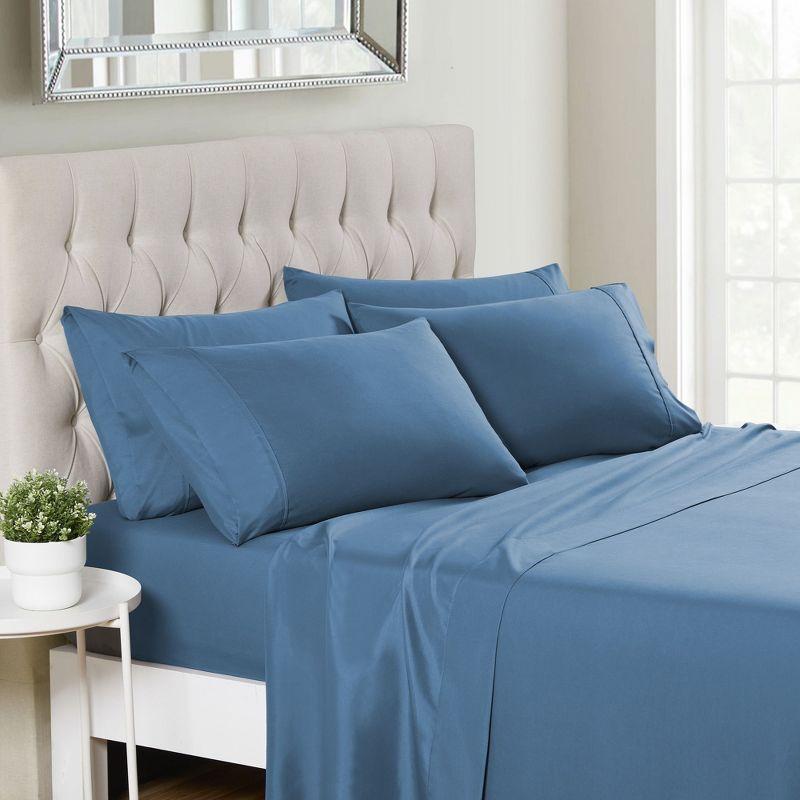 Sweet Home Collection Luxurious Soft Microfiber Sheet Set with Bonus Pillowcases