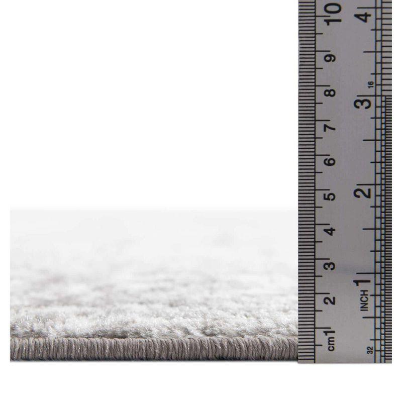 Unique Loom 3' 3 x 5' 3 Rectangle Sofia Light Gray Area Rug