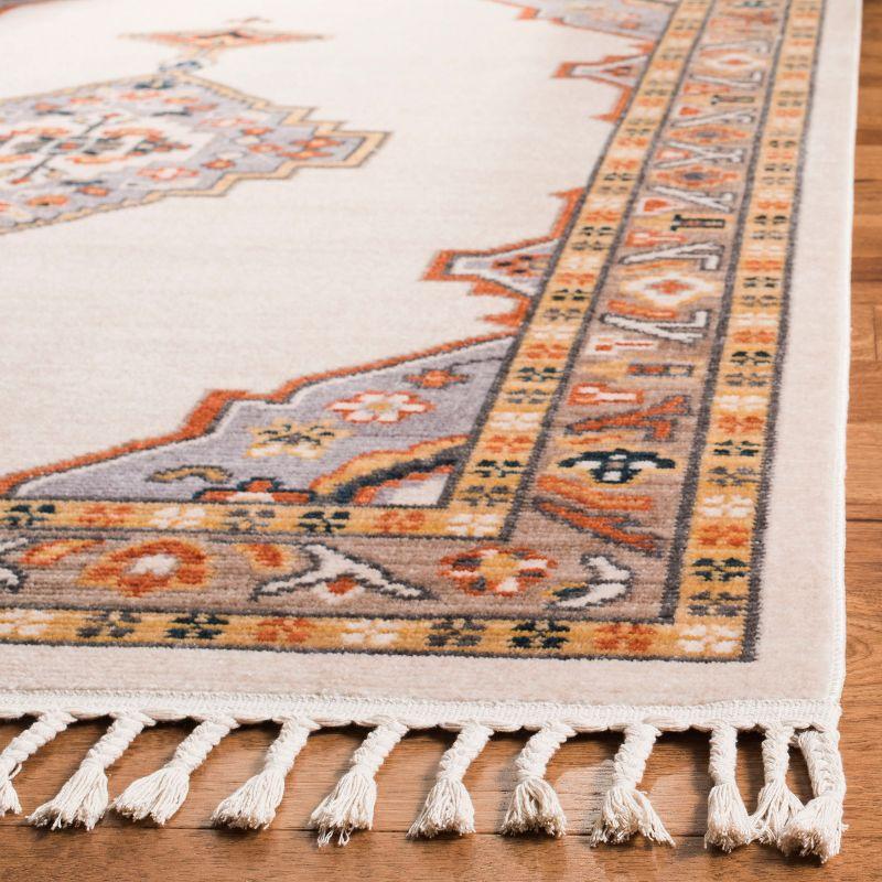 Farmhouse FMH830 Power Loomed Area Rug - Grey/Cream - 8' X 10' - Safavieh.