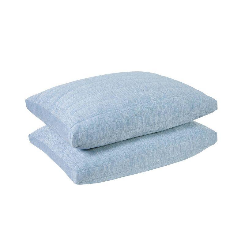 Below Zero Cooling Channel Quilted Medium Support Pillow with Gusset