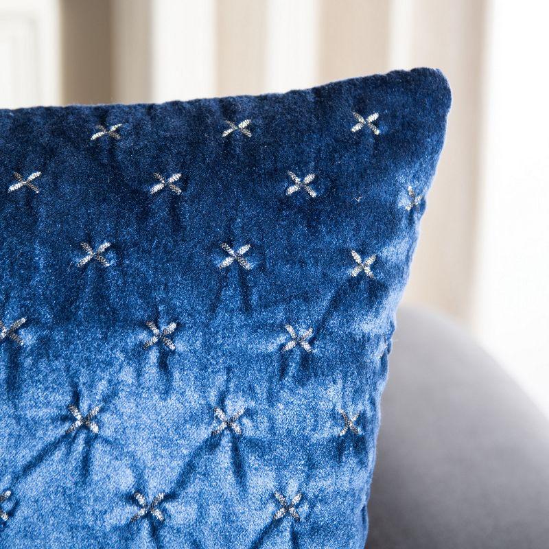 Deana Pillow - Royal Blue - 18"X18" - Safavieh