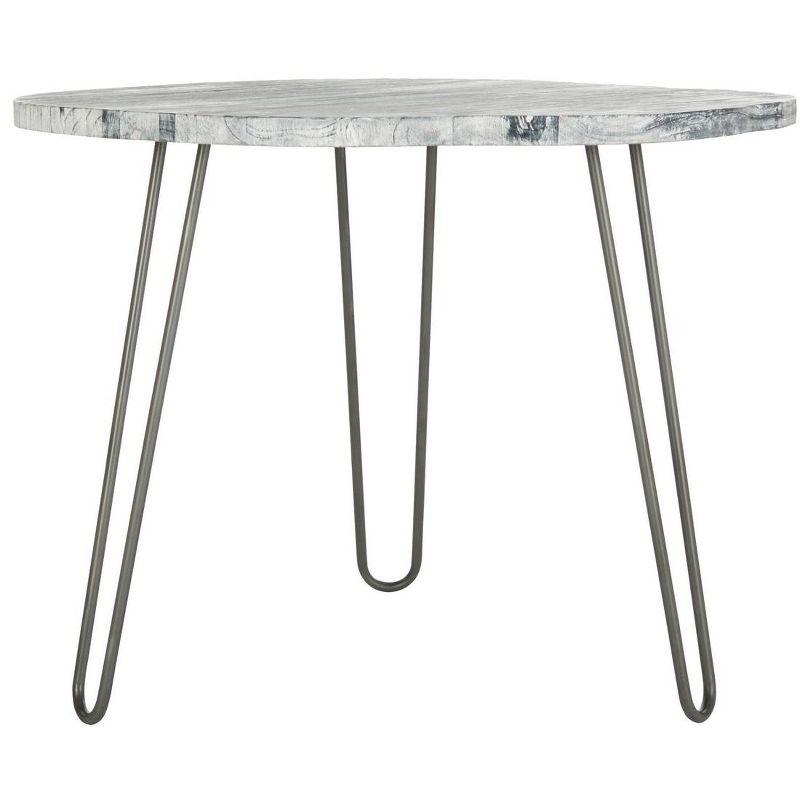 Mindy Dining Table - Grey/White Wash - Safavieh