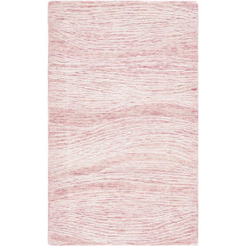 Metro MET995 Hand Tufted Indoor Accent Rug - Pink/Ivory - 3'x5' - Safavieh