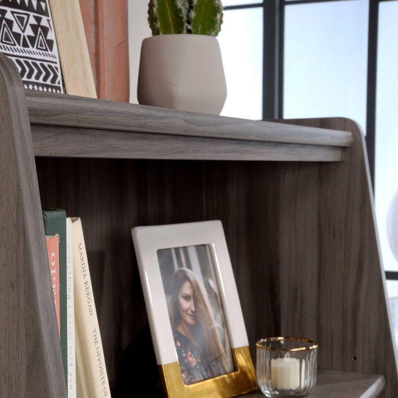 Clifford Place 2 Shelf Library Hutch Jet Acacia - Sauder: Palladia Office Hutch, Adjustable Storage