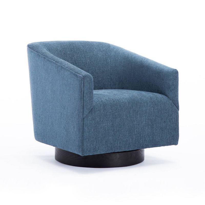 Donovan Upholstered Swivel Barrel Chair