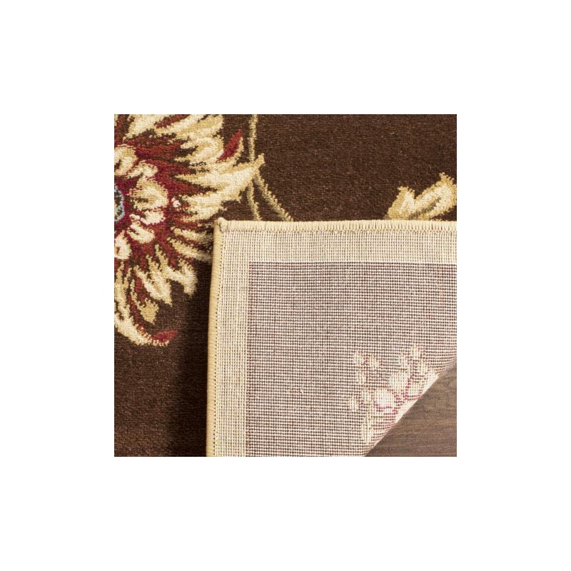 Lyndhurst LNH552 Power Loomed Accent Rug - Brown/Multi - 3'3"x5'3" - Safavieh