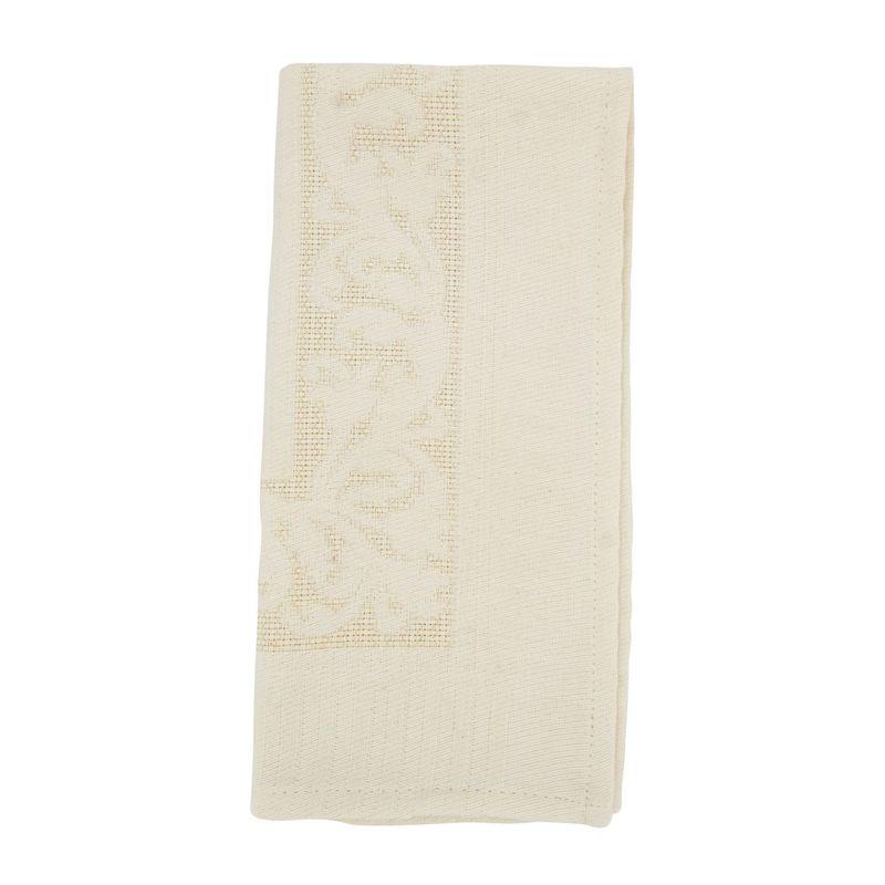 Polyester Floral Square Napkin