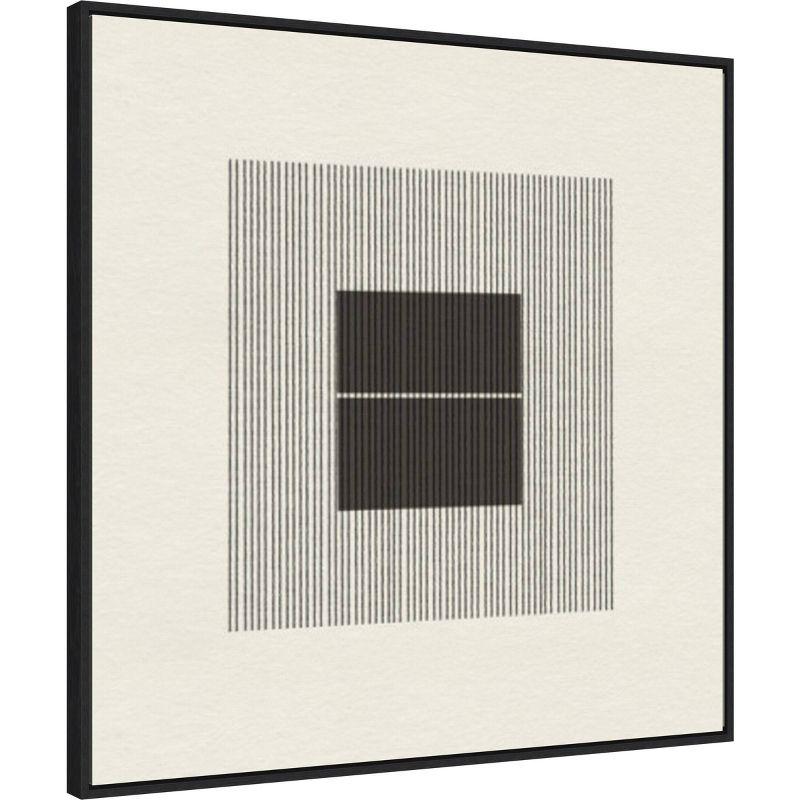 30" x 30" Paper Object No 6 by The Miuus Studio Framed Canvas Wall Art Print - Amanti Art: Modern Lithograph, Polystyrene Frame