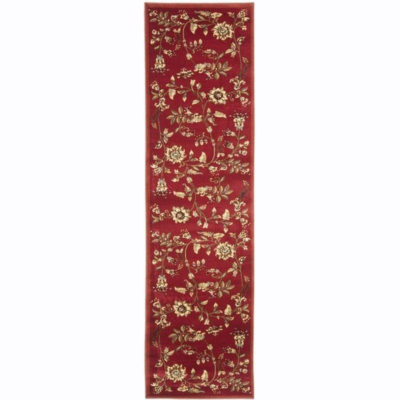 Lyndhurst LNH552 Power Loomed Runner Rug - Red/Multi - 2'3"x8' - Safavieh