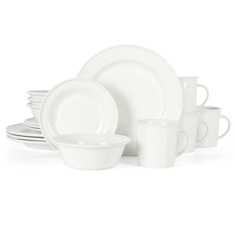 Martha Stewart Cliffield Ceramic Dinnerware Set - Service for 4